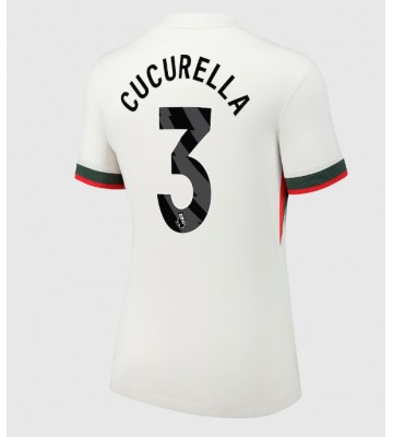 Chelsea Marc Cucurella #3 Replika Bortatröja Damer 2025-26 Kortärmad